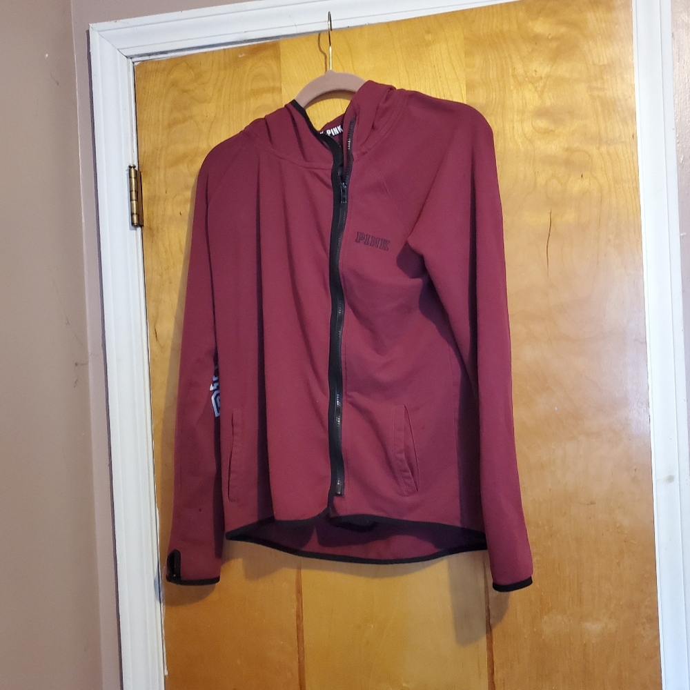 Victoria's Secret PINK Zip Up Sweatshirt Small